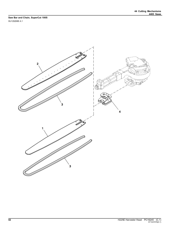 John Deere H225E Processing Head Parts Catalog PC16245 - Image 14