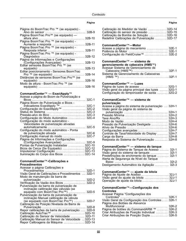 John Deere M4030 M4040 Sprayer Operators Manual SN 1900000 and UP OMKK57264-E1 PT - Image 9
