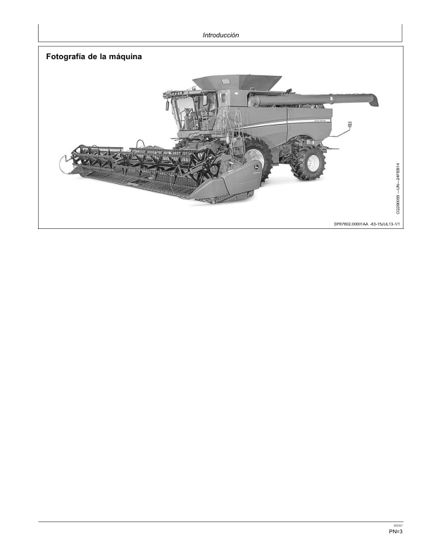 John Deere S660 S670 S680 S690 Combine Harvester Operators Manual OMDQ101822 ES - Image 10
