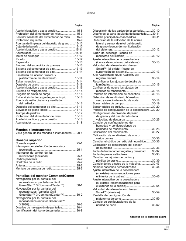John Deere S660 S670 S680 S690 Combine Harvester Operators Manual OMDQ101822 ES - Image 12