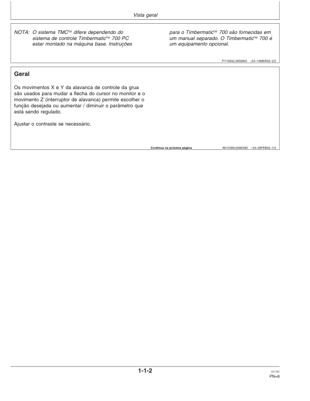 John Deere TMC Control System Operators Manual OMF069446 PT - Image 7
