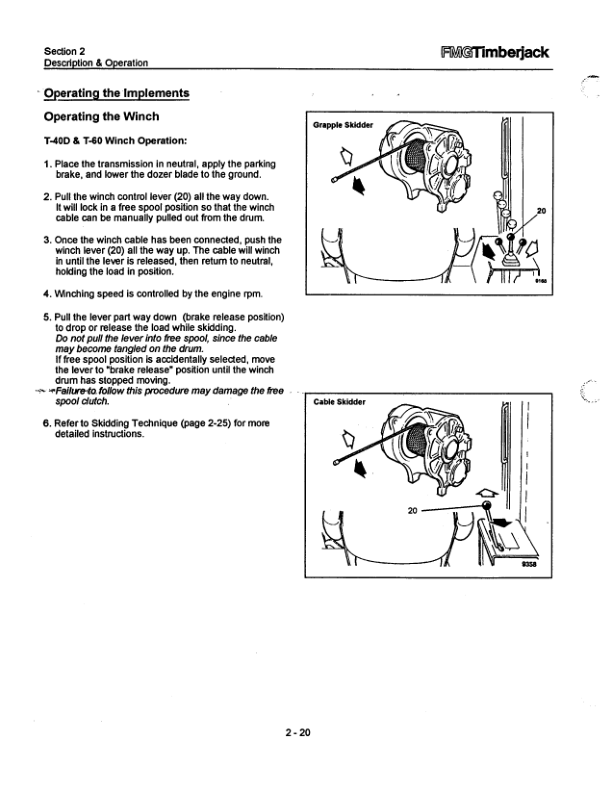 John Deere Timberjack 300 400C Series Skidder Operators Manual SN C12996 and UP CM4609 - Image 15