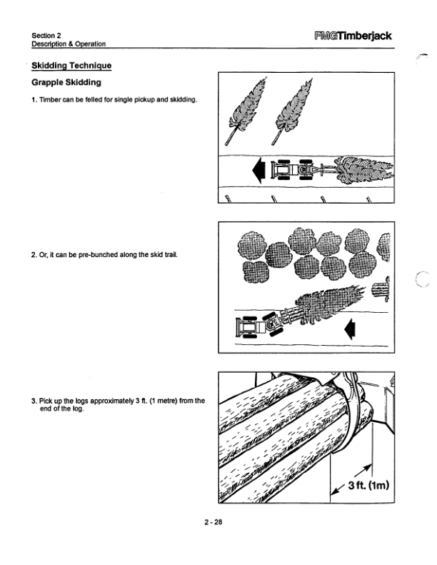 John Deere Timberjack 300 400C Series Skidder Operators Manual SN C12996 and UP CM4609 - Image 16