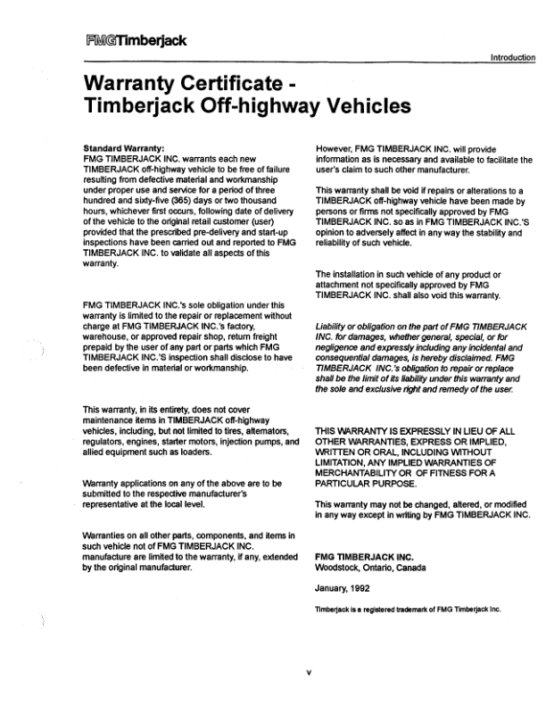 John Deere Timberjack 300 400C Series Skidder Operators Manual SN C12996 and UP CM4609 - Image 11