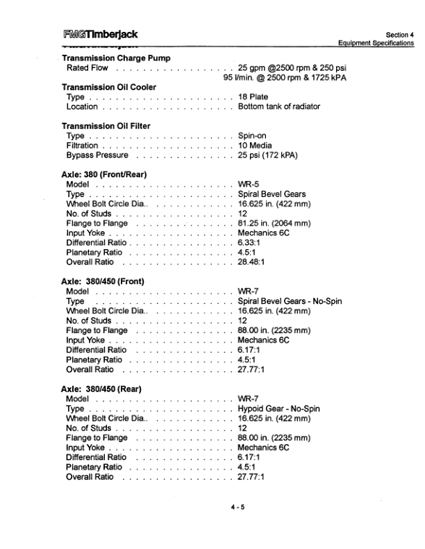 John Deere Timberjack 300 400C Series Skidder Operators Manual SN C12996 and UP CM4609 - Image 12