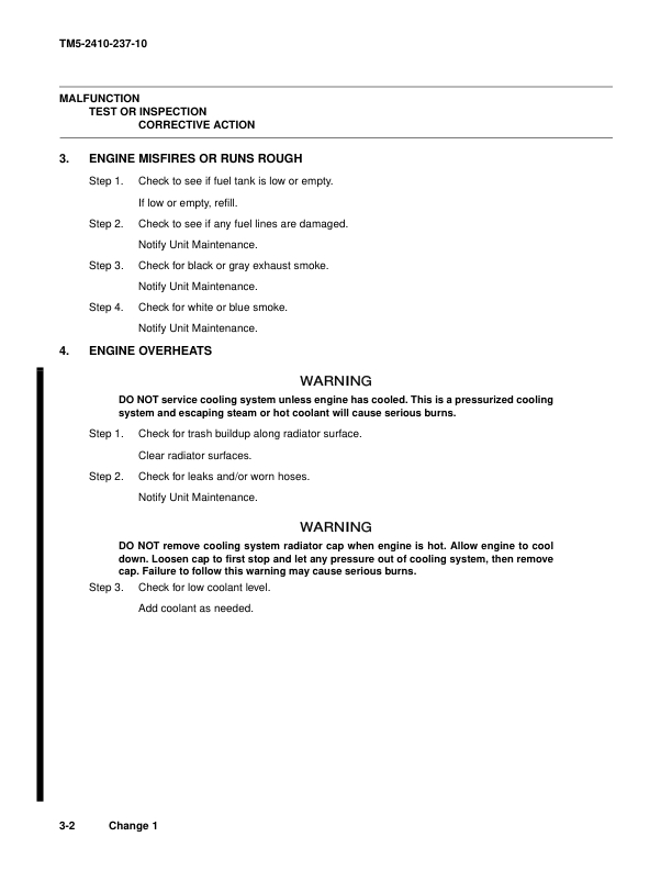 John Deere Tractor with Ripper Bulldozer Service Manual Operators Manual TM5-2410-237-10 - Image 11