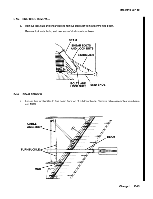 John Deere Tractor with Ripper Bulldozer Service Manual Operators Manual TM5-2410-237-10 - Image 13