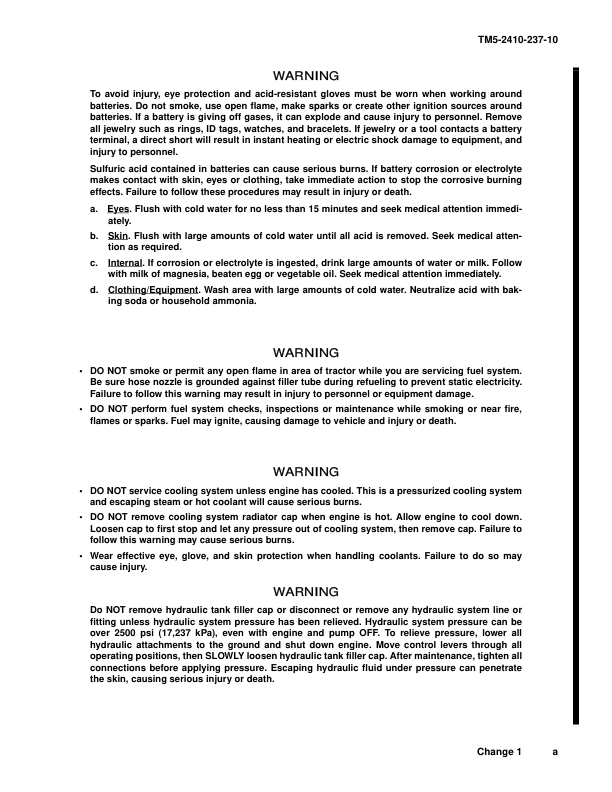 John Deere Tractor with Ripper Bulldozer Service Manual Operators Manual TM5-2410-237-10 - Image 4