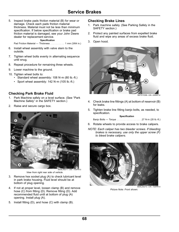 John Deere XUV 625i Gator UTV Operators Manual OMM175150 - Image 12