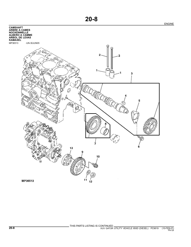 John Deere XUV 850D Gator UTV Parts Catalog PC9619 - Image 14