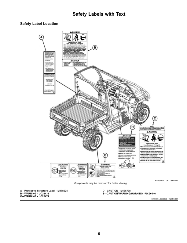 John Deere XUV865E XUV865M XUV865R Gator UTV Operators Manual OMUC26718-C1 - Image 6