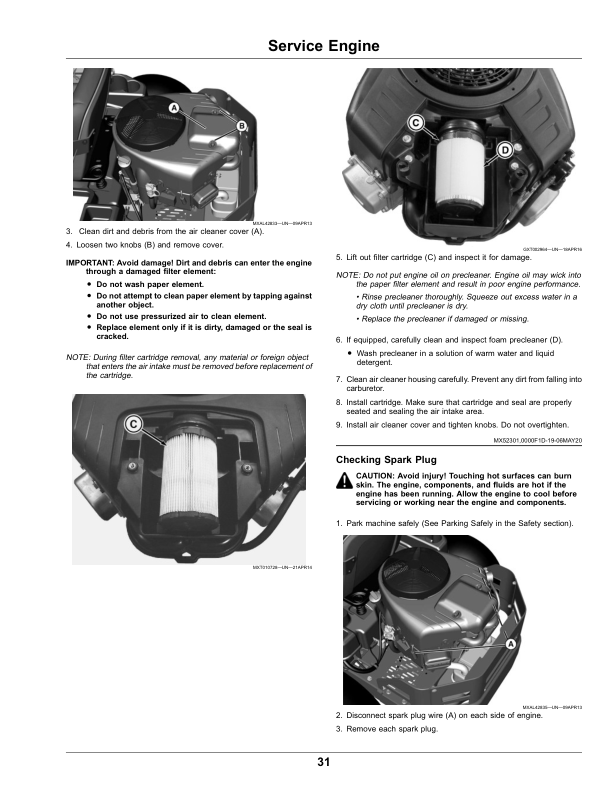 John Deere Z335E Z345M Z345R Z355E Z355R Z365R Z375R ZTrack Mower Operators Manual OMUC28756-K0 - Image 11