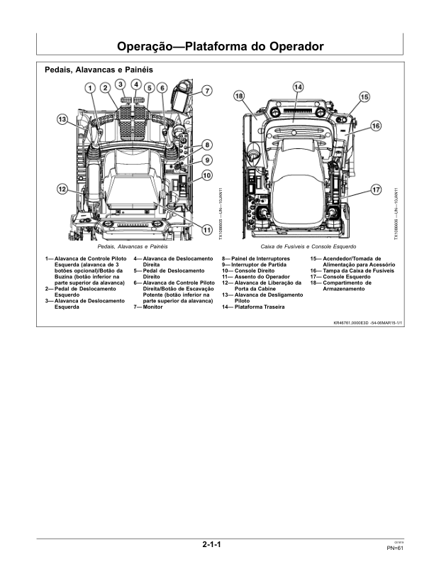 John Deere130G 130GLC Excavator Operators Manual OMT407103X54 PT - Image 17