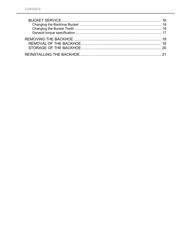 Kubota BT820 Backhoe Operators Manual - Image 6