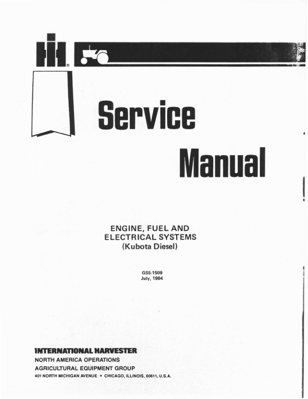 Kubota D600B Engine Service Manual - Image 2