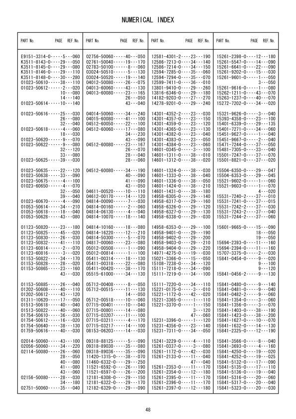 Kubota D722-E2B-MNTM-1 Engine Parts Catalog - Image 12