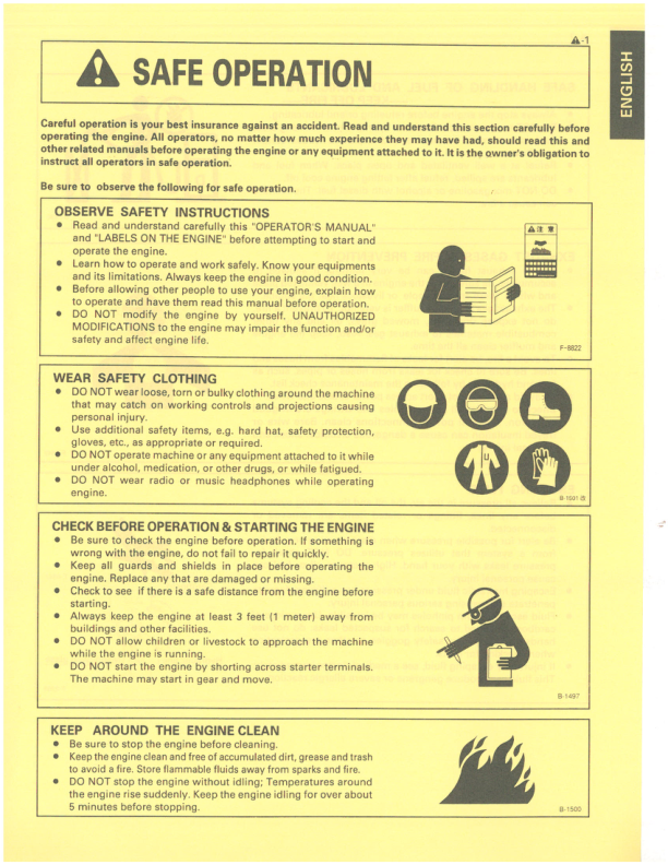Kubota D905-E V1205-E V1505-E D1005-E V1205-TE V1505-TE D1105-E V1305-E Engine Operators Manual - Image 6