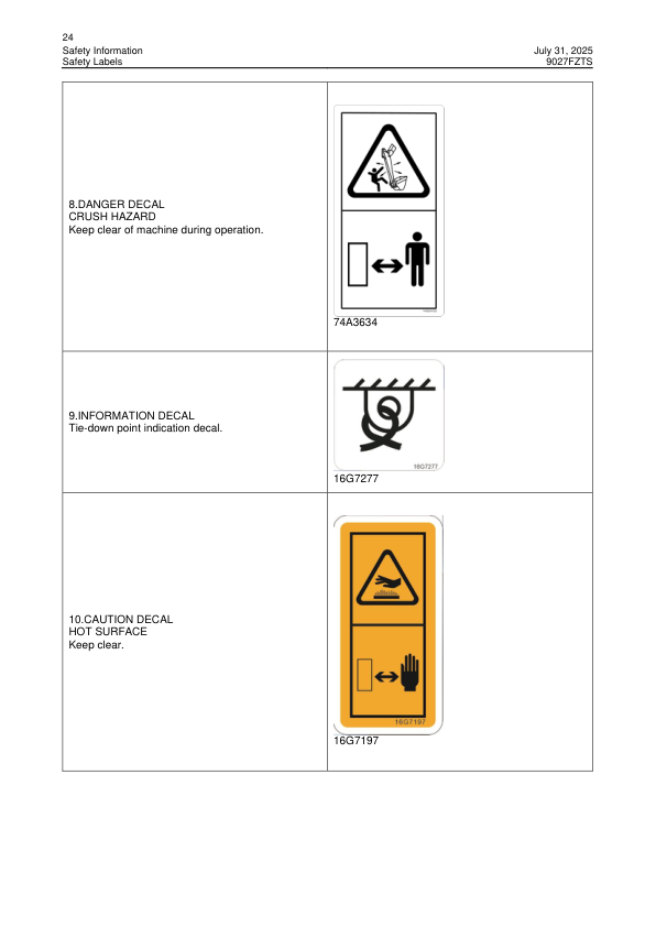 LiuGong 9027FZTS Excavator Operation and Maintenance Manual - Image 17