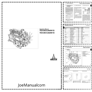 Deutz TCD 2012 2013 L04 L06 V2 Engine Operators Manual