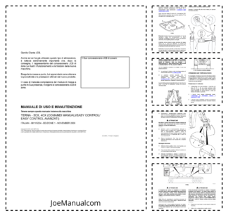 JCB 3CX 4CX Tier 3 Backhoe Loader Operators Manual 9811-5204-1 IT