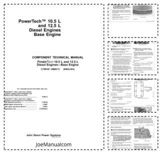 John Deere 10.5 L 12.5 L PowerTech Engine Service Manual CTM100