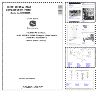 John Deere 1023E 1025R 1026R Tractor Service Manual TM149119