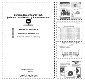 John Deere 1035 Seed Planter Operators Manual OMKK54016-F8 ES