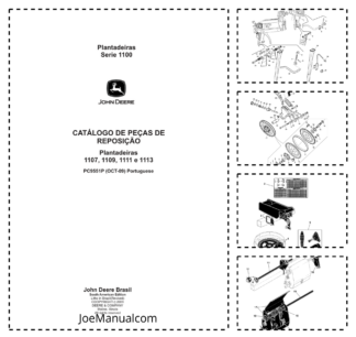 John Deere 1107 1109 1111 1113 Seed Planter Parts Catalog PC9551P PT