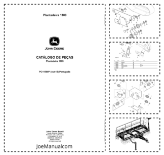 John Deere 1109 Seed Planter Parts Catalog PC11560P PT