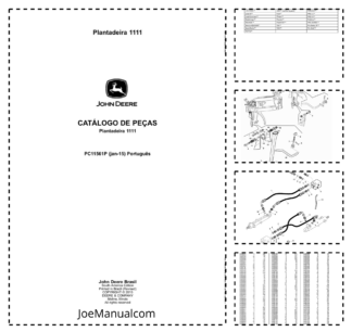 John Deere 1111 Seed Planter Parts Catalog PC11561P PT
