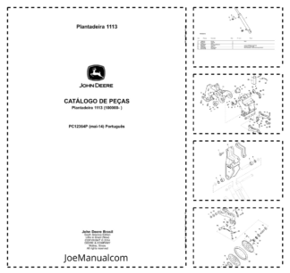 John Deere 1113 Seed Planter Parts Catalog PC12364P PT