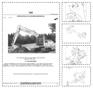 John Deere 120C Excavator Parts Catalog 2002- PC2899