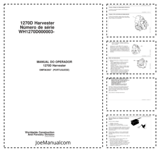 John Deere 1270D Harvester Operators Manual SN WH1270D000003 and UP OMF063967 PT