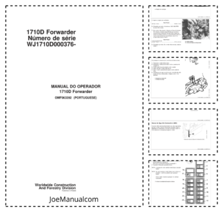 John Deere 1710D Forwarder Operators Manual OMF063392 PT