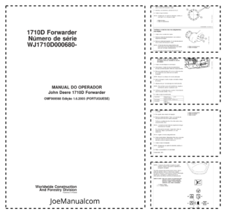 John Deere 1710D Forwarder Operators Manual OMF069568 PT