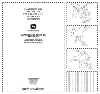 John Deere 2109 2111 2113 2115 2117 2122 2126 2130 Seed Planter Parts Catalog PC9464P-11 PT