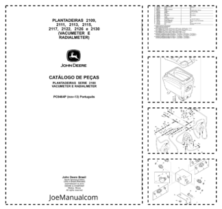 John Deere 2109 2111 2113 2115 2117 2122 2126 2130 Seed Planter Parts Catalog PC9464P-13 PT