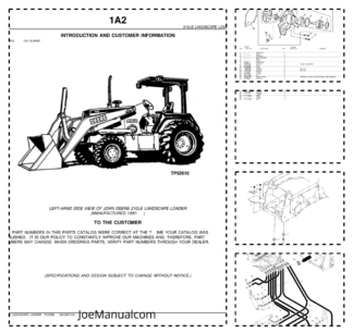 John Deere 210LE Loader Parts Catalog PC2598-01