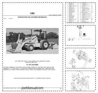 John Deere 210LE Loader Parts Catalog PC2598-04