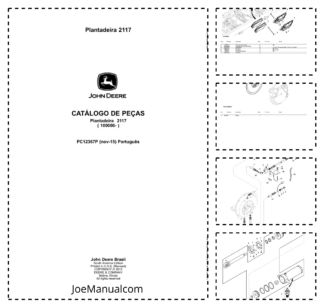 John Deere 2117 Seed Planter Parts Catalog SN 100000 and UP PC12367P PT