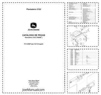 John Deere 2122 Seed Planter Parts Catalog PC12368P PT
