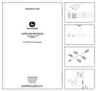 John Deere 2126 Seed Planter Parts Catalog SN 100000 and UP PC12369P PT