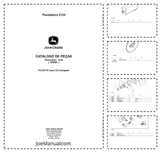John Deere 2134 Seed Planter Parts Catalog SN 100000 and UP PC12371P-15 PT