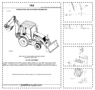 John Deere 310G 310SG 315SG Backhoe Loader Parts Catalog PC2755-SEP