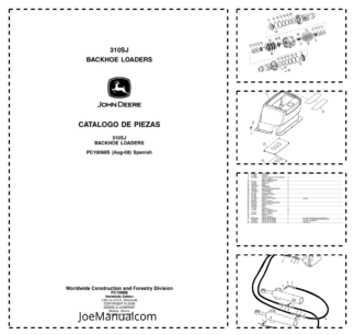 John Deere 310SJ Backhoe Loader Parts Catalog PC10068S ES