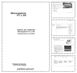 John Deere 317 320 Skidsteer Operators Manual OMT205056-K5 ES