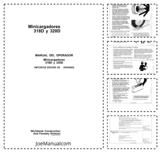 John Deere 318D 320D Skidsteer Operators Manual OMT256728-D0 ES