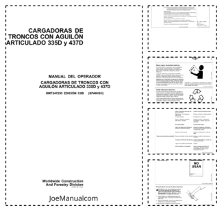 John Deere 335D 437D Articulated Dump Truck Operators Manual OMT247295-C0B ES