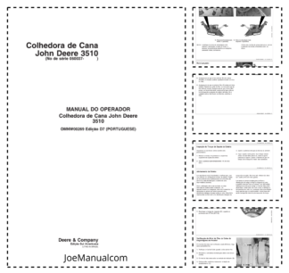 John Deere 3510 Sugarcane Harvester Operators Manual SN 060037- OMNW00269-D7 PT