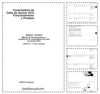 John Deere 3510 Sugarcane Harvester Service Manual TMCM351011 ES